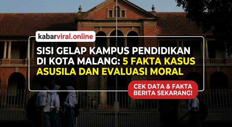 Sisi Gelap Kampus Pendidikan di Kota Malang: 5 Fakta Kasus Asusila dan Evaluasi Moral